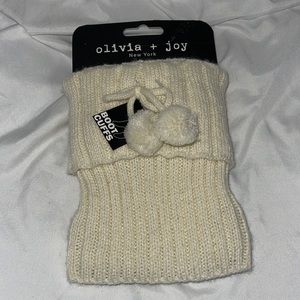 NWT Olivia + Joy boot cuffs Cream color